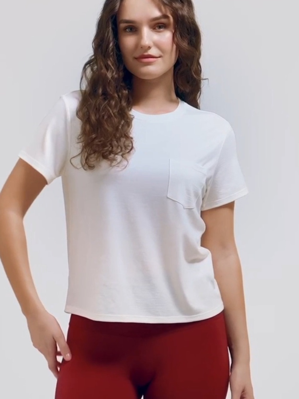 Unbound Merino Boxy Pocket Tee NWOT